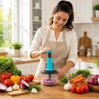 Multi-Purpose Vegetable Chopper with Stainless Steel Blade