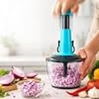 Multi-Purpose Vegetable Chopper with Stainless Steel Blade
