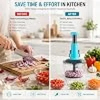Multi-Purpose Vegetable Chopper with Stainless Steel Blade
